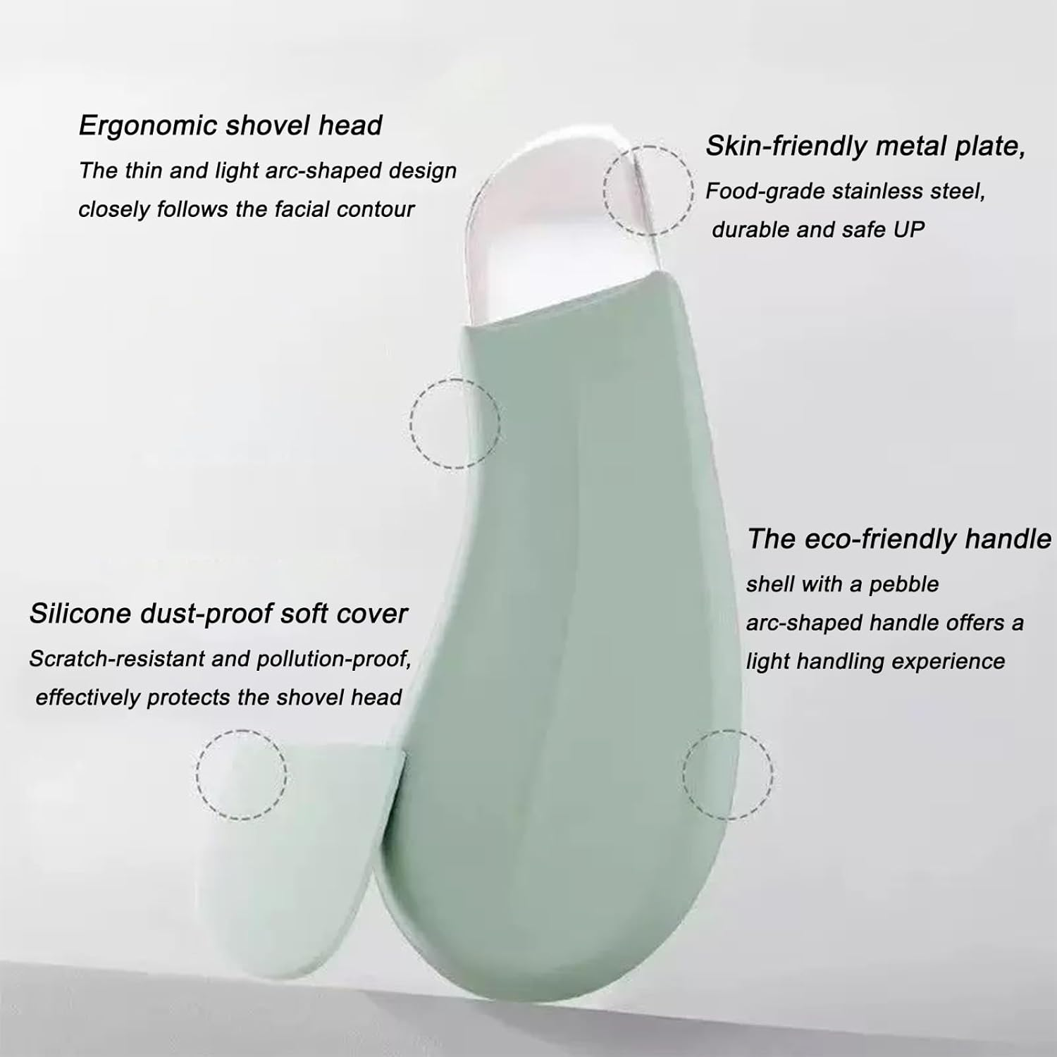 Silicone Face Scraper & Mask Brush Kit, Blackhead Remover Tool for Deep Cleansing, Gentle Skin Spatula for All Skin Types, Travel-Friendly Nose Cleaner