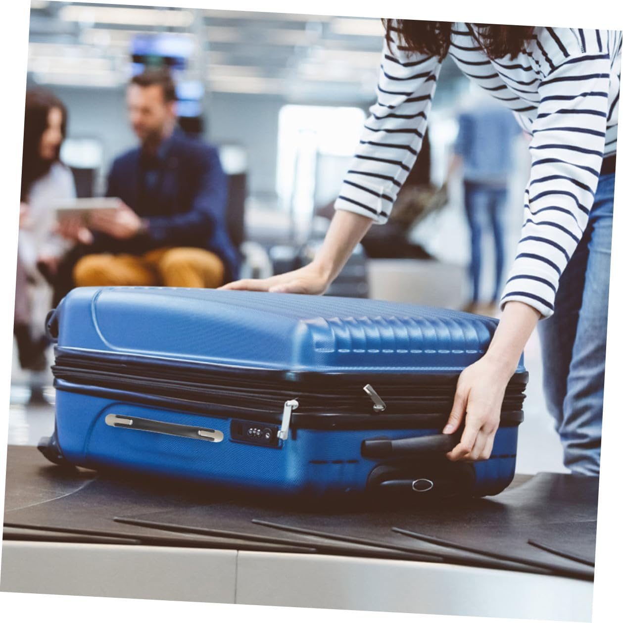 HANABASS Plastic Suitcase Handle Grip Replacement Ergonomic Luggage Handle for Travel Bags Suitcases Password Boxes and Bookcases Smooth Surface Comfortable Hold image number 1