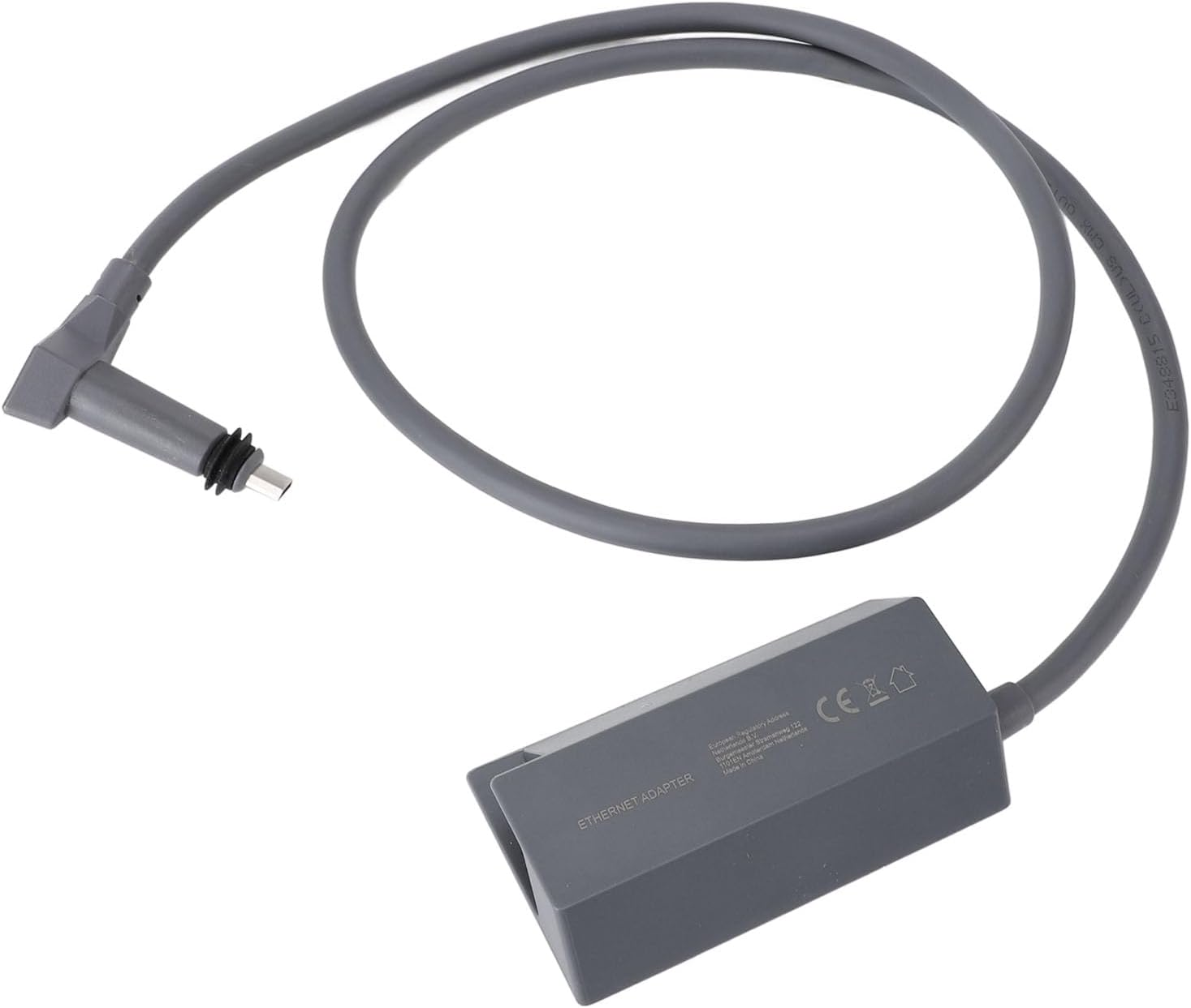 Ethernet Adapter, Satellite Internet Adapter, Rubber Satellite Internet Ethernet Adapter, Rectangle Satellite Ethernet Adapter Portable for Build Home Network,Office Network,Etc. image number 4