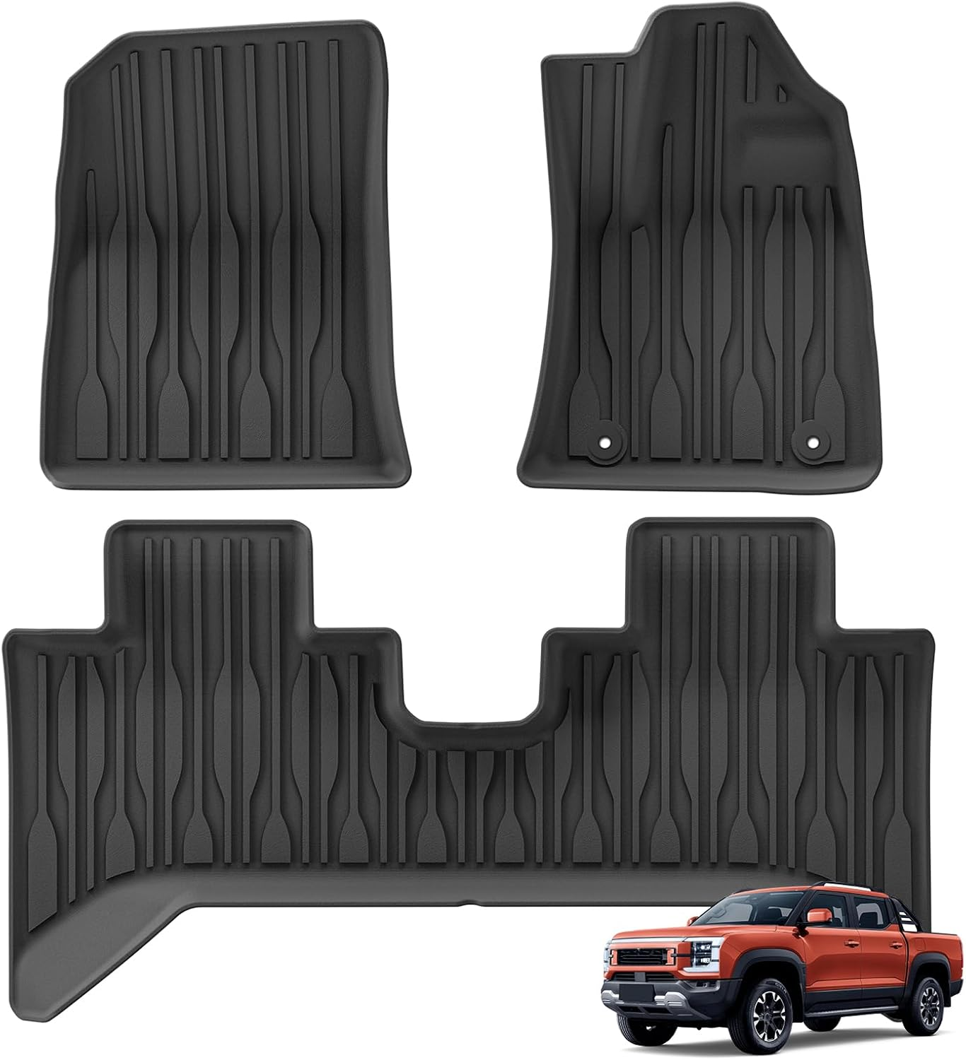 All Weather Truck Bed Mat for BYD Shark 6 2025 2024 Heavy Duty TPE Bed Liner 4WD Ute Car Mats Accessories image number 2