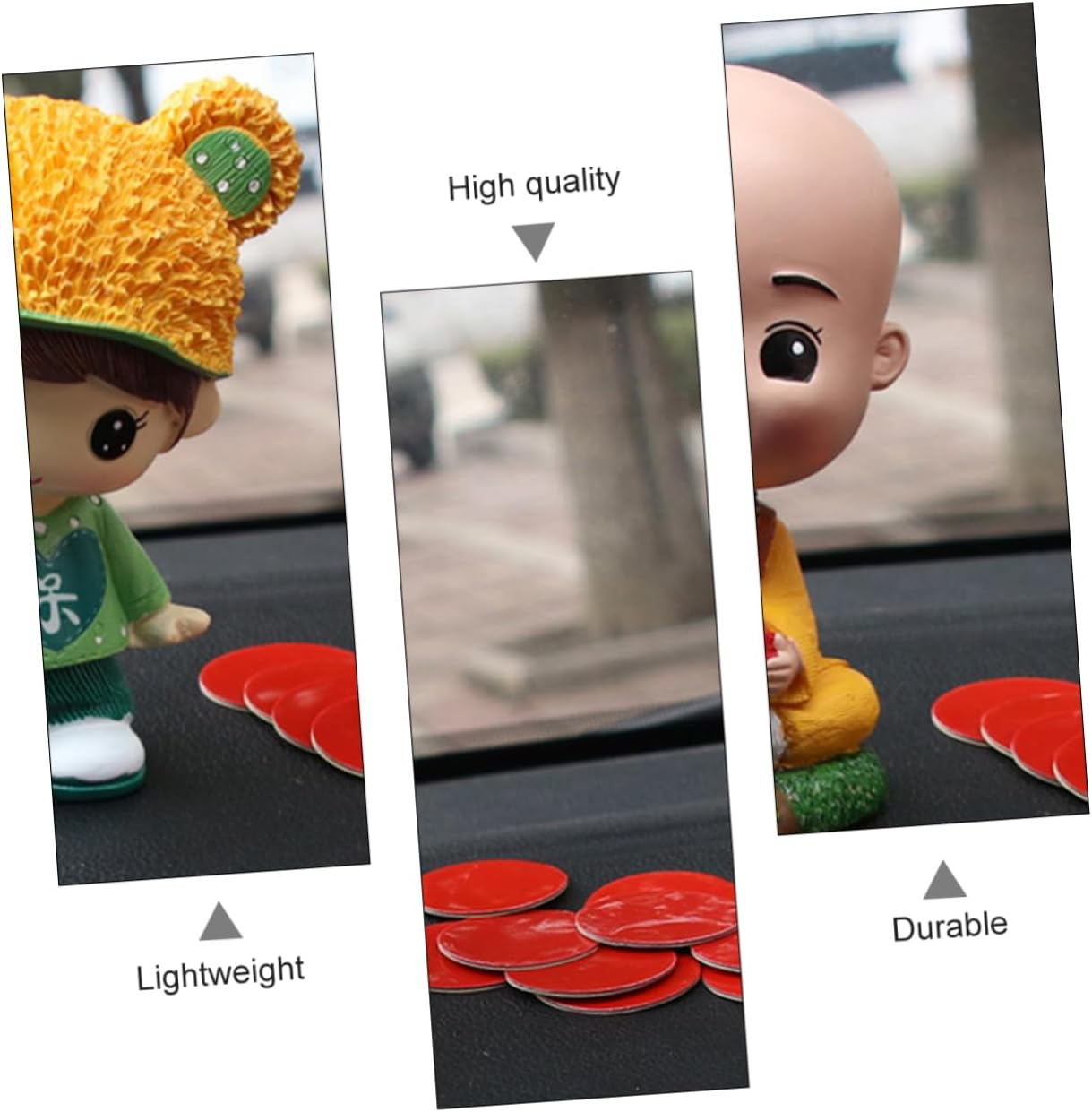 50Pcs Double Sided Sticker Car Perfume Seat Glue Super Strong Removable Adhesive Tape image number 2