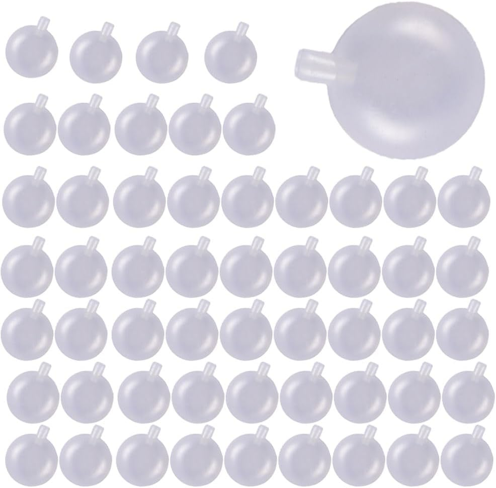 50 Pieces 35Mm Airbag Repair Toys for Noise Introduction Clear Plastic Dog Accessories and Pet Toys