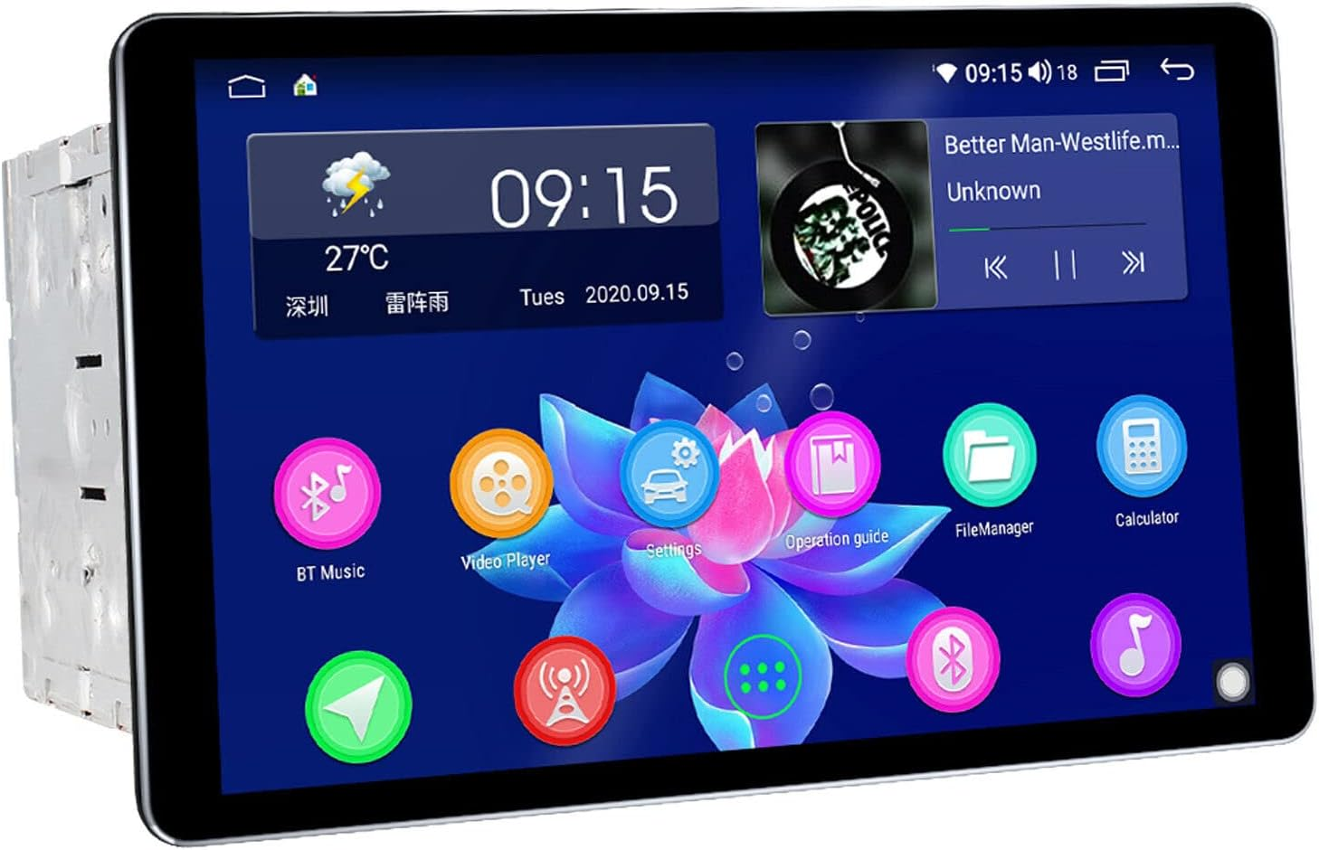 JOYING Android Car Stereo 8 Inch Double Din Android 10 Car Radio 6GB+128GB Octa Core Auto Head Unit with 1280 X 800 Full Touch Screen Support Android Auto/Bluetooth 5.1/Fast Boot/Wifi/Back-Up Camera