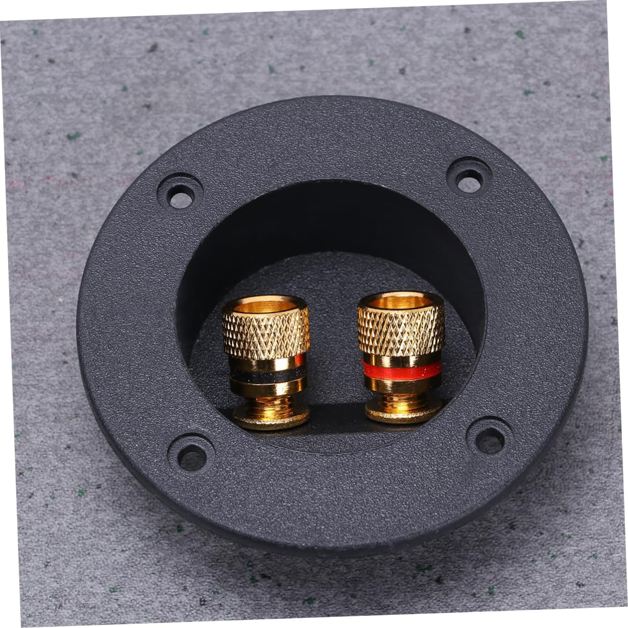 BUTIFULSIC 2Pcs Speaker Binding Post and Speaker Terminal Box for DIY Car Stereo and Home Subwoofer Black Suitable for Audio Connection