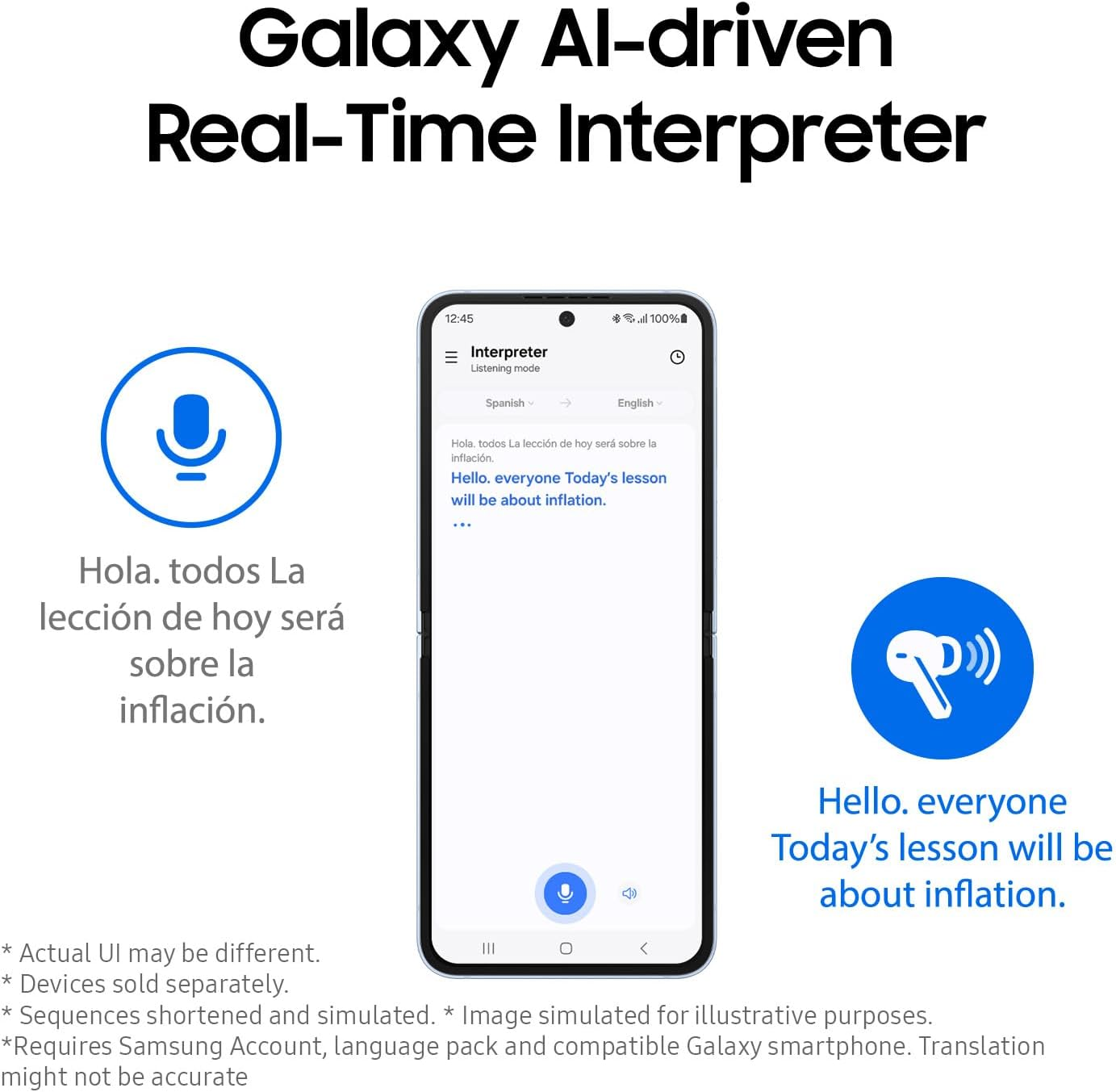 Samsung Galaxy Buds3 Wireless Earbuds, White image number 2