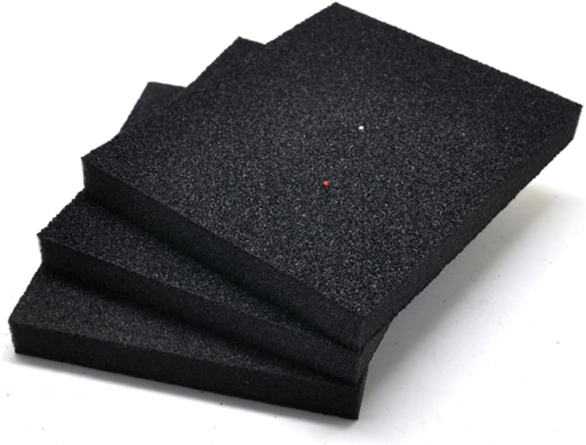 KOCKSHION 10Pcs Black Nano Emery Cleaning Sponges Thin Kitchen Dish Sponge Multi-Use Household Nano Carborundum Scrubbers for Removal