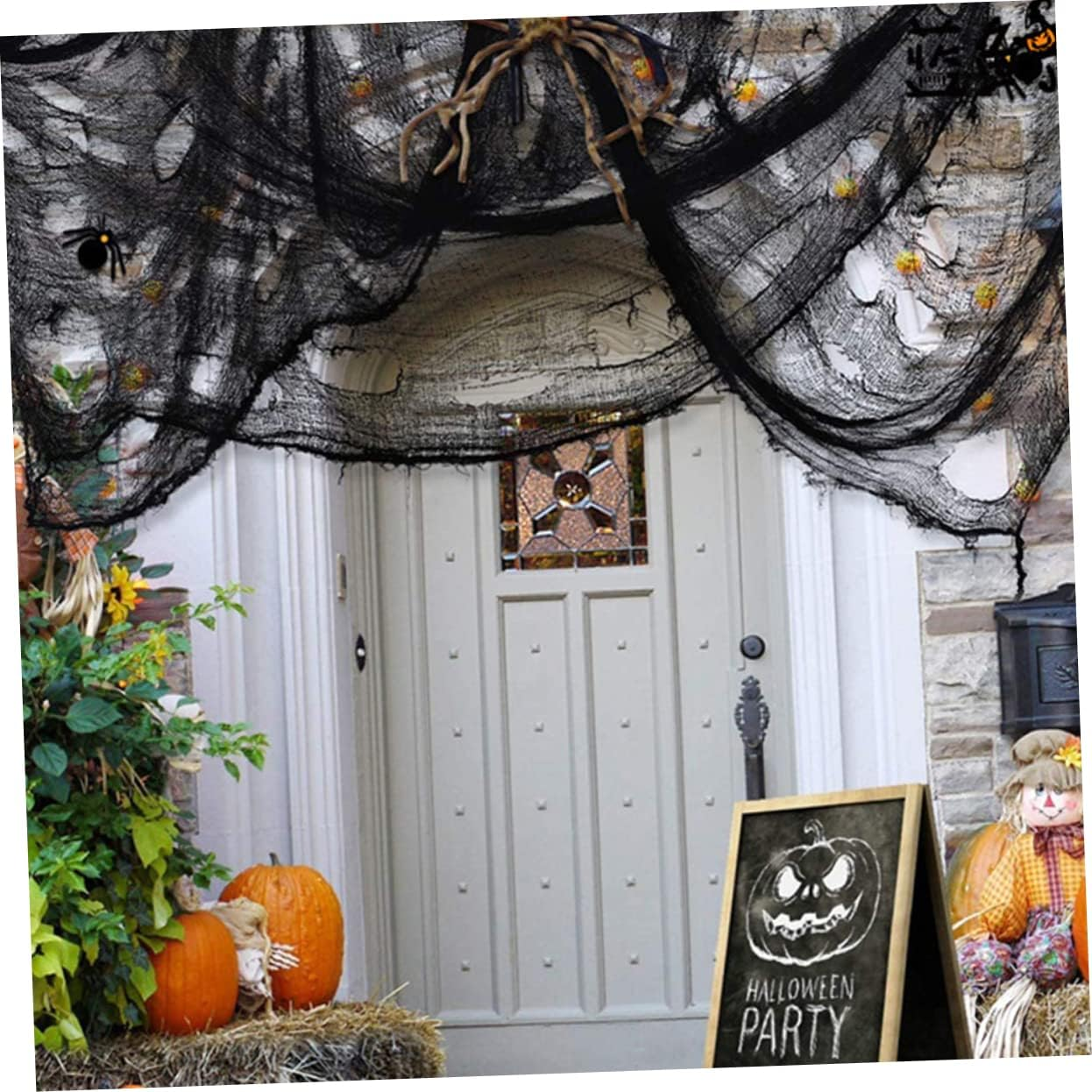 Halloween Spooky Gauze Decoration Creepy Cloth for Terror Atmosphere Layout for Photo Props and Halloween image number 1