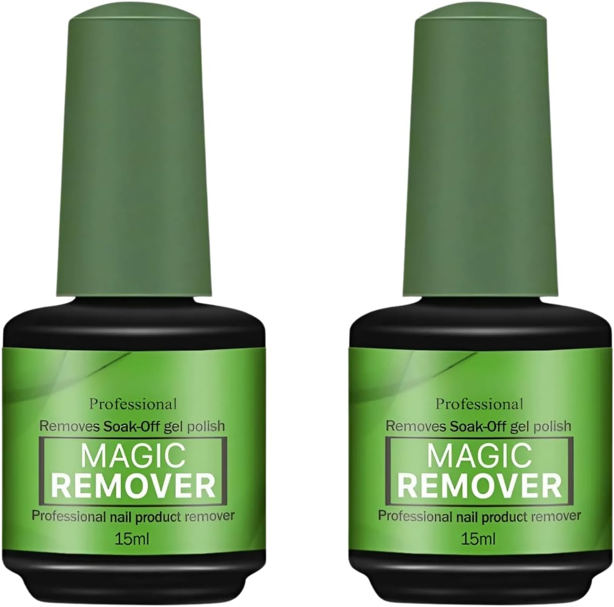 EZONEDEAL Magic Soak-Off Gel Nail Polish Remover 15Ml Professional Remover Nail Polish Delete Primer Acrylic Clean Degreaser for Nail Art Lacquer in 3-5 Minutes Easily and Quickly No Hurt Your Nails (2 Pcs) image number 6