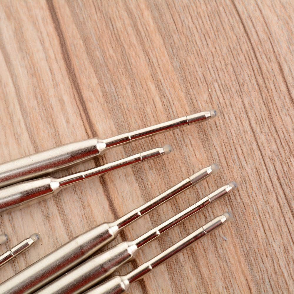 10 Ink Refills 0.5Mm for Parker Pens Ball Point Refill Blue