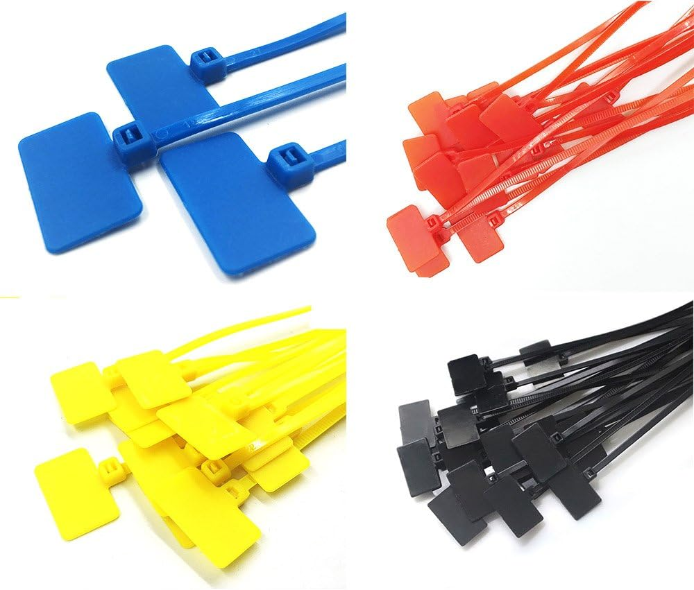 NICE PURCHASE 250Pcs 6 Inch Wire Zip Ties Self-Locking Plastic Nylon Cable Ties Multicolor Network Wire Plastic Straps Label Mark Tag image number 3