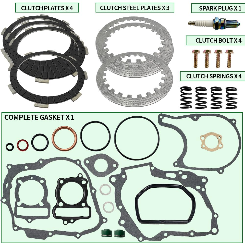 Complete Gasket Kit Top & Bottom End Engine Set for XR100R 1992-2003, CRF100F 2004-2013#12251-KN4-751; 98056-56718; 12391-149-003; 11393-KN4-750; 12208-413-003; 12191-KN4-750; 22201-GC4-701 image number 5