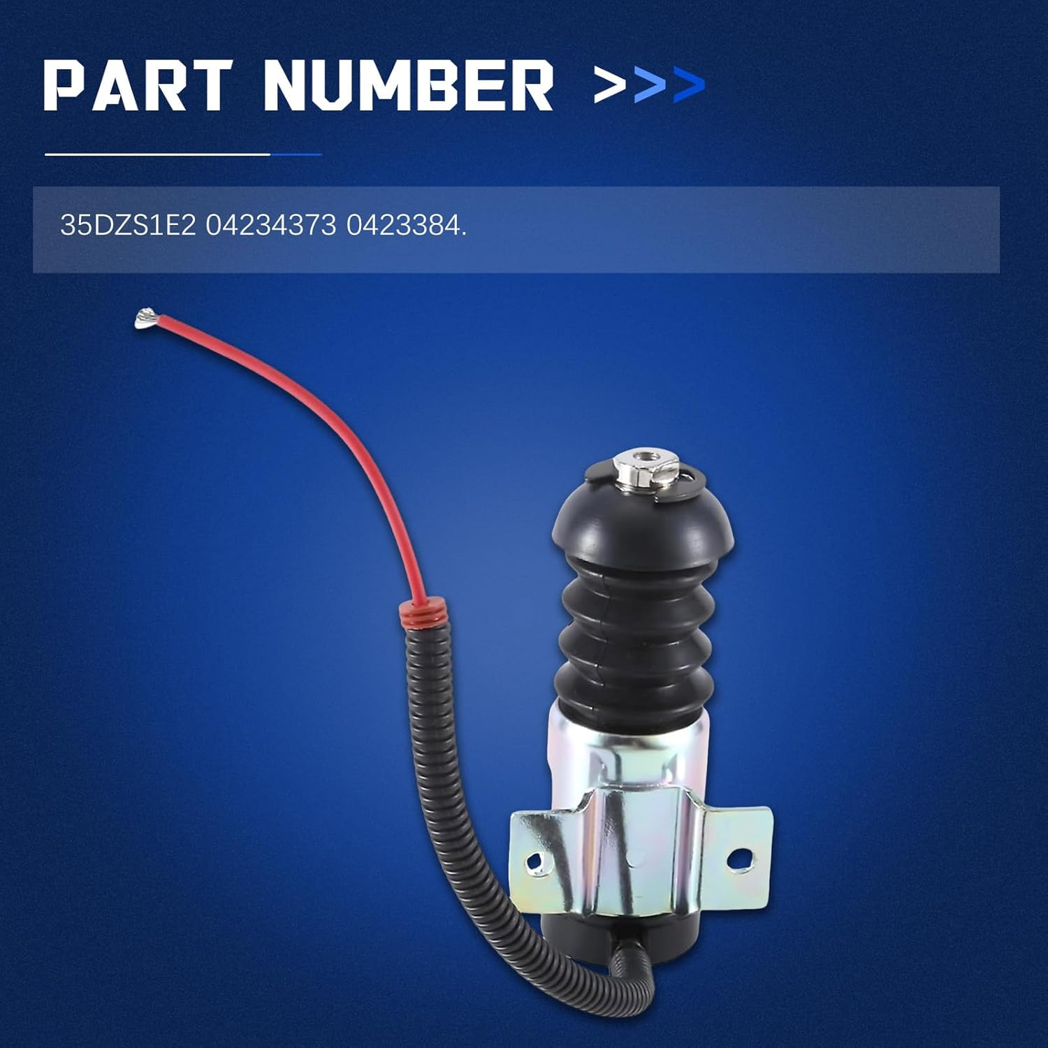 Zachager 12V Fuel Shut off Solenoid 04233841 04234373 for Deutz 912 913 914 35DZS1E2 APE 3309 F139 Stop Solenoid Valve Excavator Disel Engine Replacement Parts