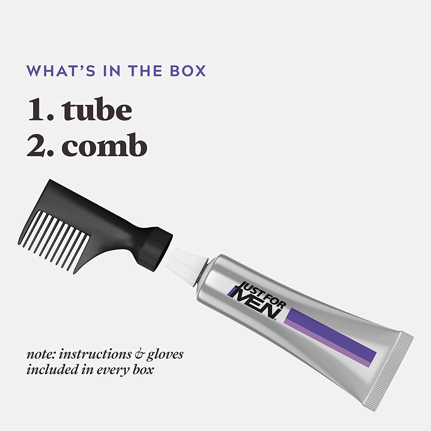 JUST for MEN Touch of Gray Haircolor T-35 Medium Brown, 1 Each (Pack of 3) - Light Brown image number 3