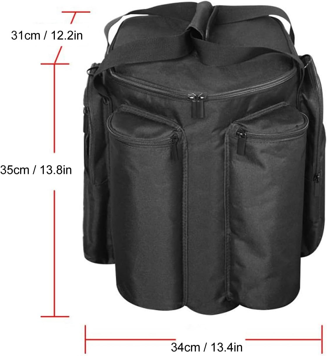 Dpofirs Speaker Carrying Case Durable Bag for S1 Pro Plus,Protective Travel Case with Shoulder Strap for Music Lovers Black image number 4