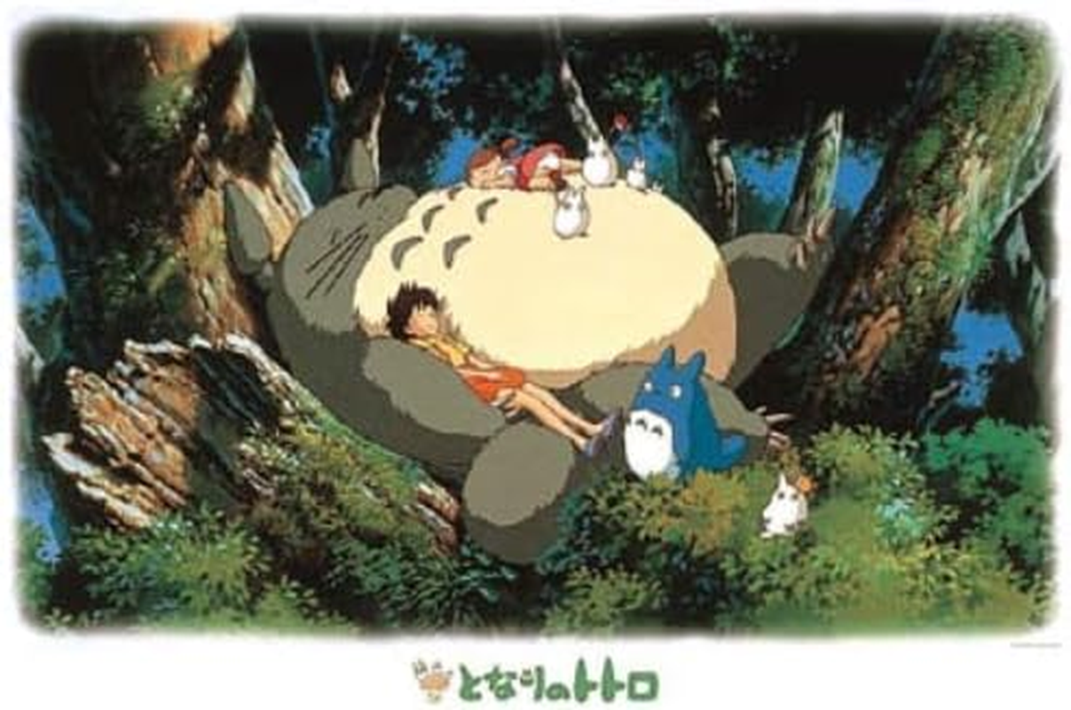 Ensky 1000-215 My Neighbor Totoro Jigsaw Puzzle, Totoro and Hirune (19.7 X 29.5 Inches (50 X 75 Cm) When Completed image number 1