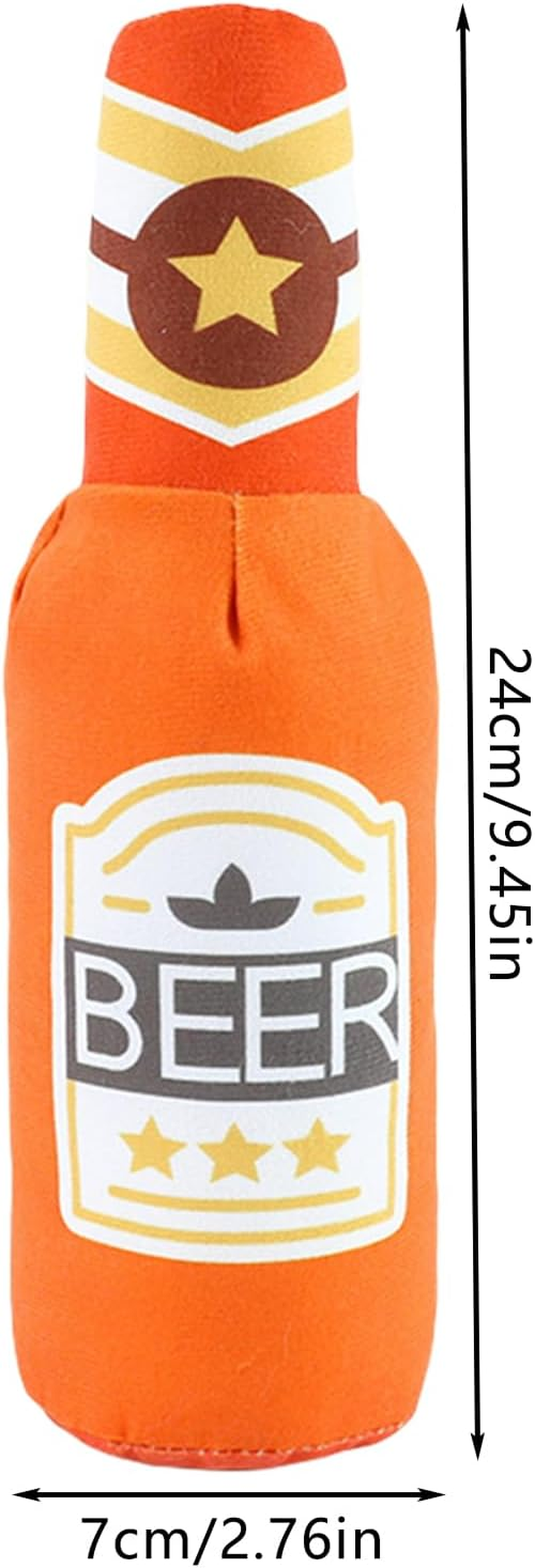 Squeaky Dog Toys, Wine Bottle Dog Chew Toys with Sound Squeaker, Interactive Dog Teeth Cleaning Toy for All Breed Dogs/193