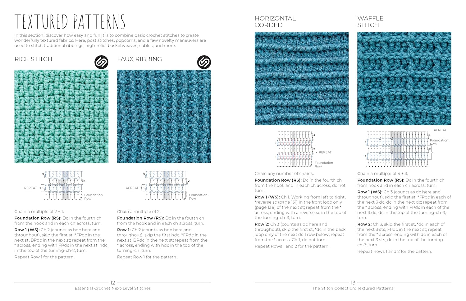 Essential Crochet Next-Level Stitches: Portable Stitch Companion: Textures, Colorwork, and Fancy Edgings: 2 image number 3