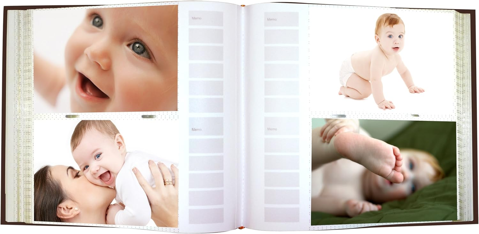 Baby Owl Frame 200 Pkt 4X6 Photo Album, Pink - Blue image number 2