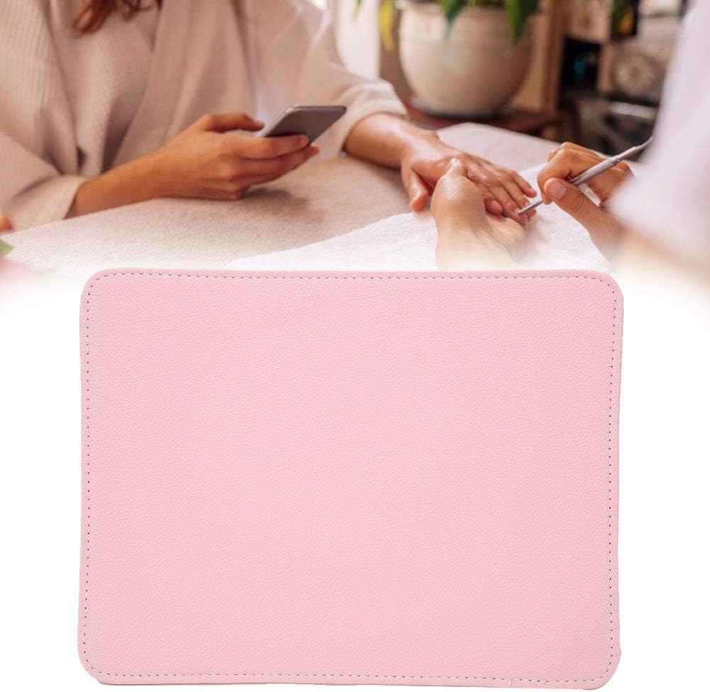 Washable Nail Art Table Mat, Foldable Nail Art Hand Pillow, Manicure Desk Mat, Soft PU Leather Manicure Arm Rest Cushion, for Nail Art Salon Home(Pink) image number 5