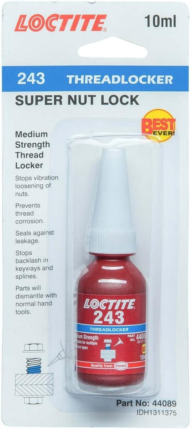 Loctite 243 Nut Lock 10 Ml