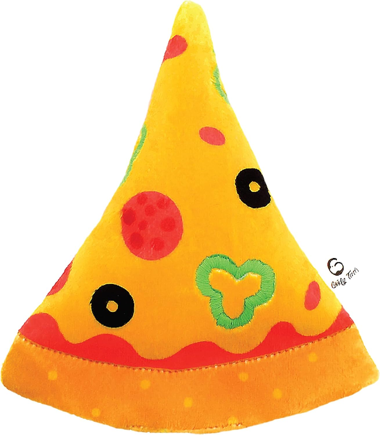 Goofy Tails Food Buddies Pizza Slice Plush Toy for Dogs | Crinkle Dog Toys for Puppies | Squeaky Toys for Dogs and Puppies image number 5
