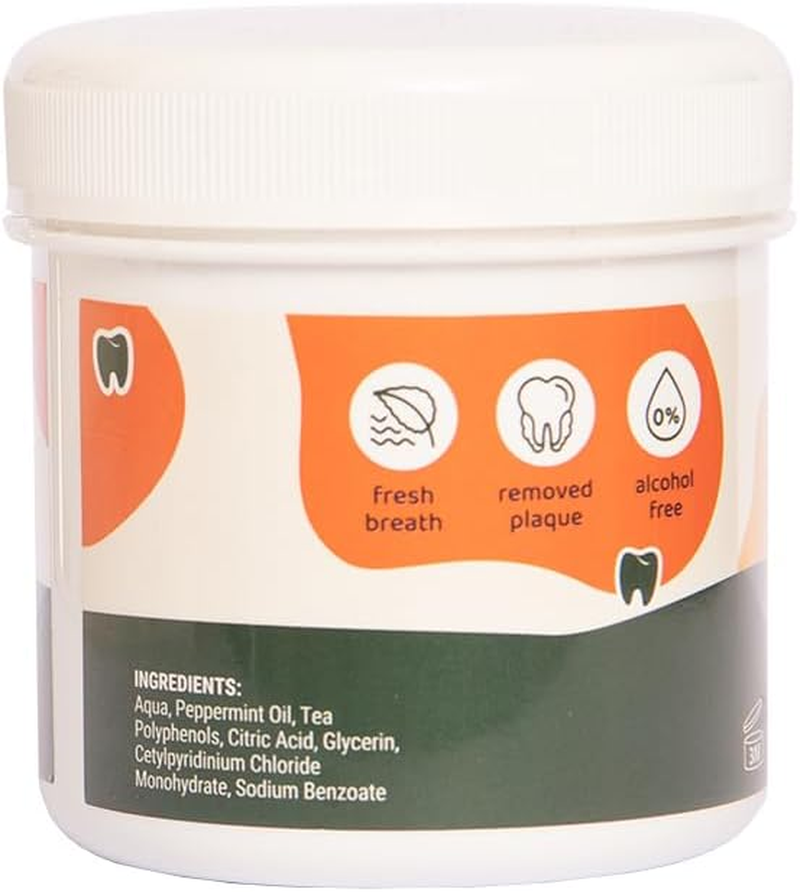 Pa & Paws Pet Dental Finger Wipes &ndash; 50Pcs | Fresh Breath & Oral Hygiene for Dogs & Cats | Peppermint | Safe & Easy Pet Tooth Cleaning image number 5