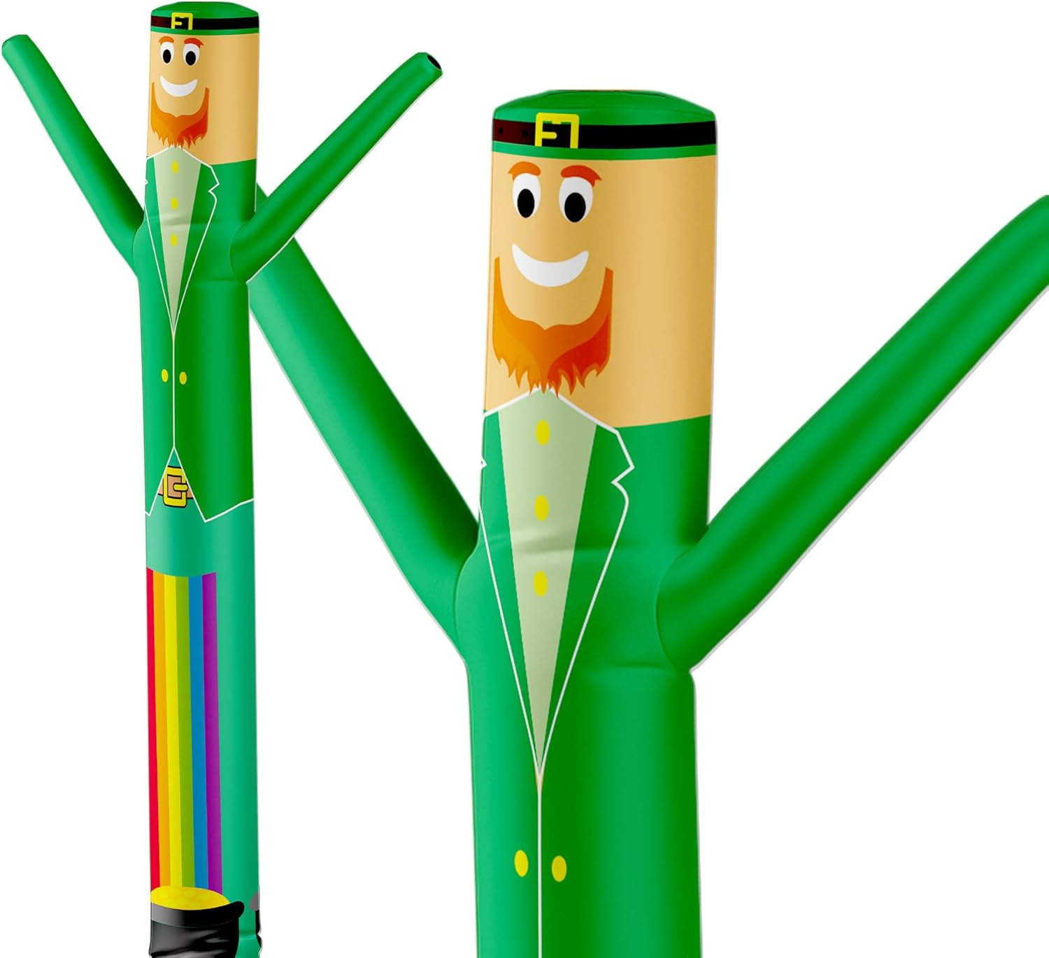 Lookourway Air Dancers Inflatable Tube Man Attachment - 10Ft Elf Wacky Waving Inflatable Tube Guy - Christmas Holiday Promotion - (No Blower)