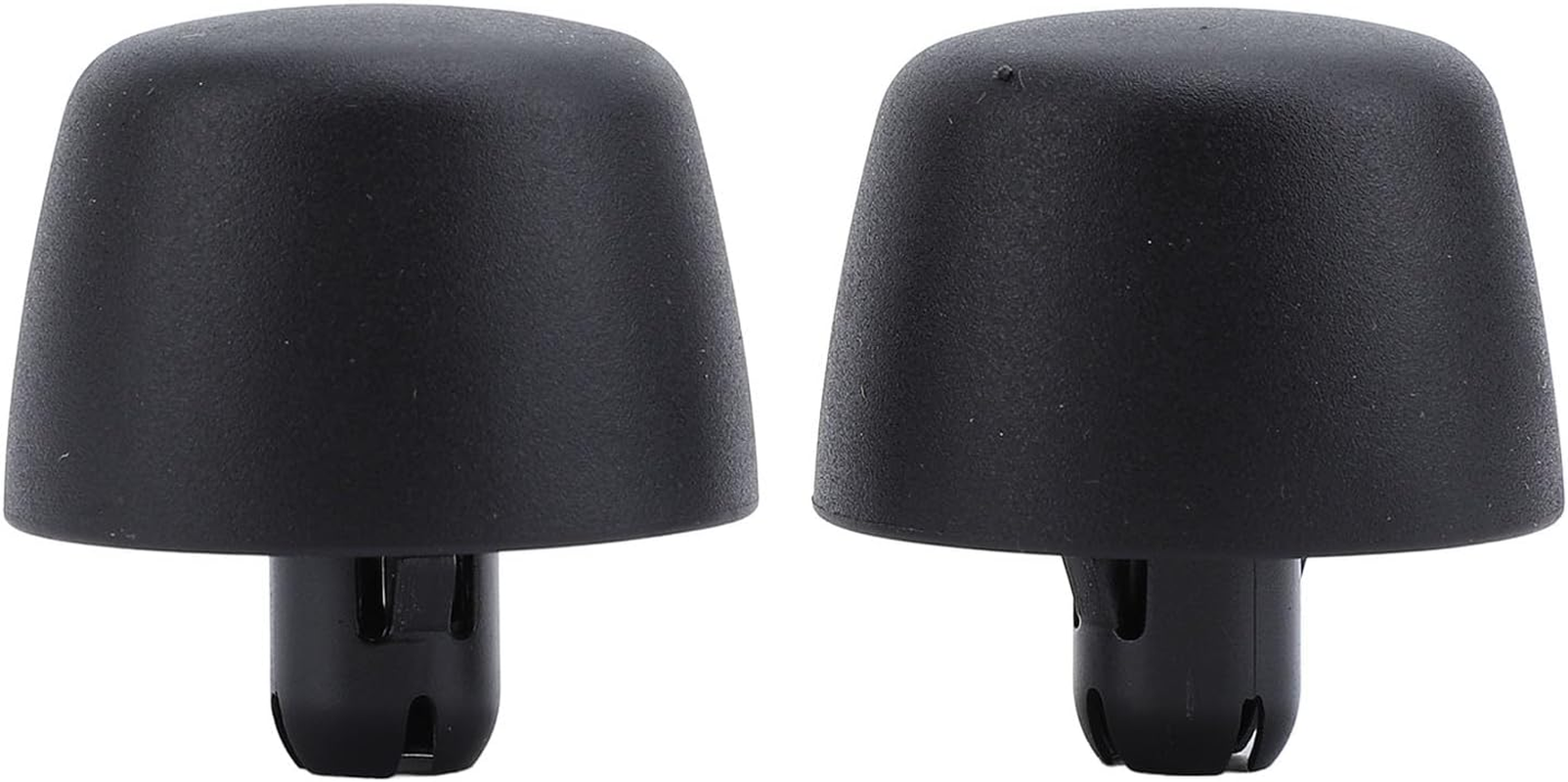 Pair of Car Hood Bumper Stop, Black Rubber Rubber Hood Stop Support Bonnet Bumper Pad Easy Installation 55395650AD Bonnet Bumper Cushion for JK One 2007 to 2018 image number 1