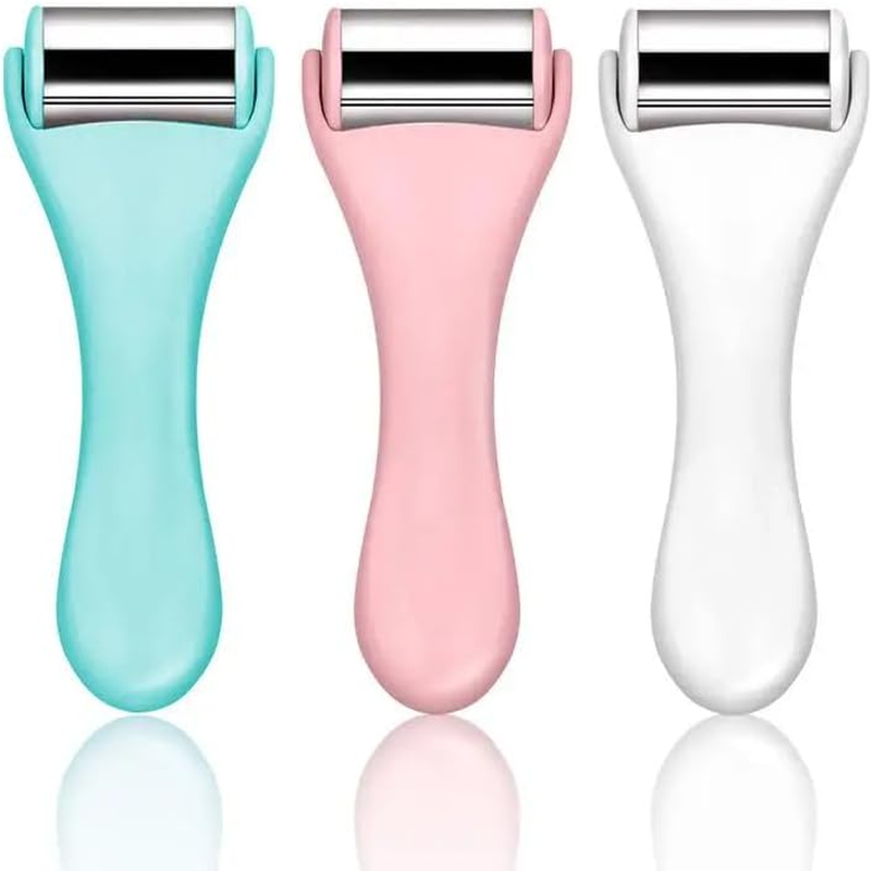 Ice Roller for Face - Stainless Steel Ice Roller for Eyes and Skin Care | Facial Roller for Sensitive Skin & Eye Bulging Relief | Cold Therapy Face Roller for Skin Irritation & Redness | Soothing Beauty Tool for Anti-Aging, Wrinkles & Acne Color Green