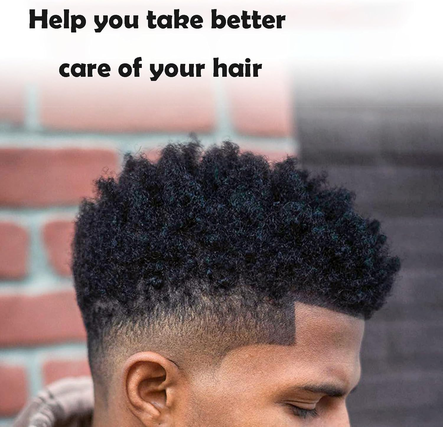 Black Twist King, Silicone Rubber Curl Brush for Hair Care, Dreadlock Twist Styler Brush, Ideal for Barbers and Daily Use image number 3