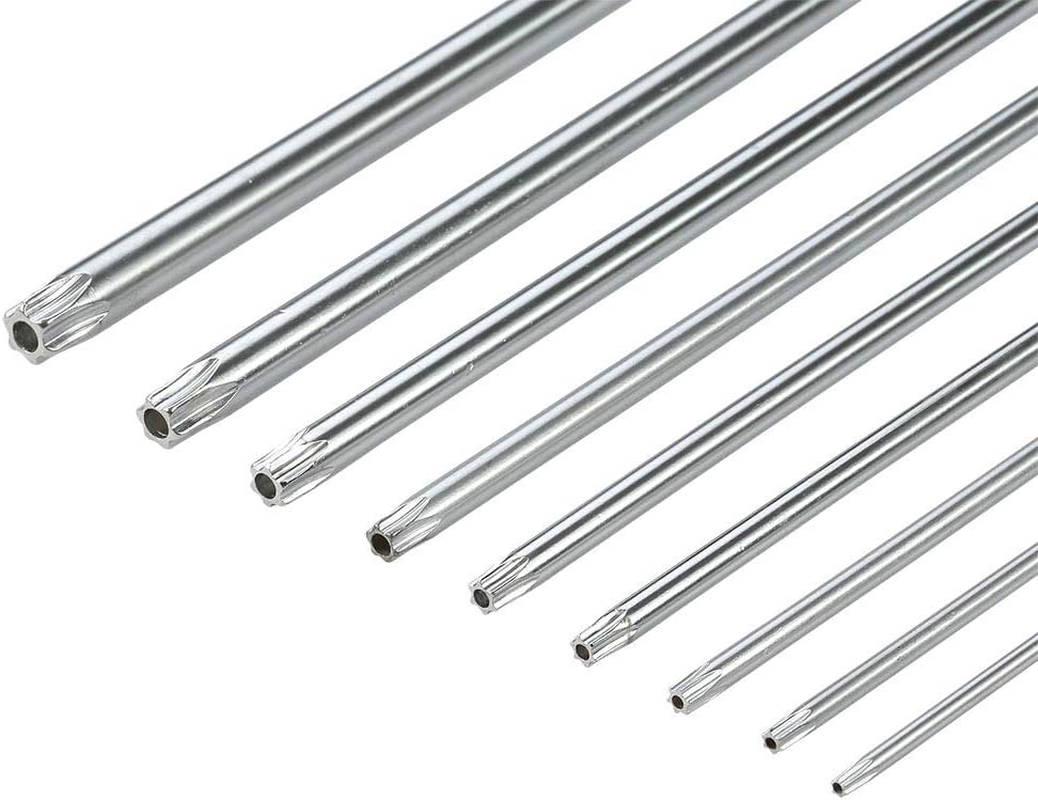 Rhino 9 Piece Set with 9 Bore Keys - Diameter T10 to T50 - Manufactured from Steel (Chrome Vanadium) - High Quality image number 4