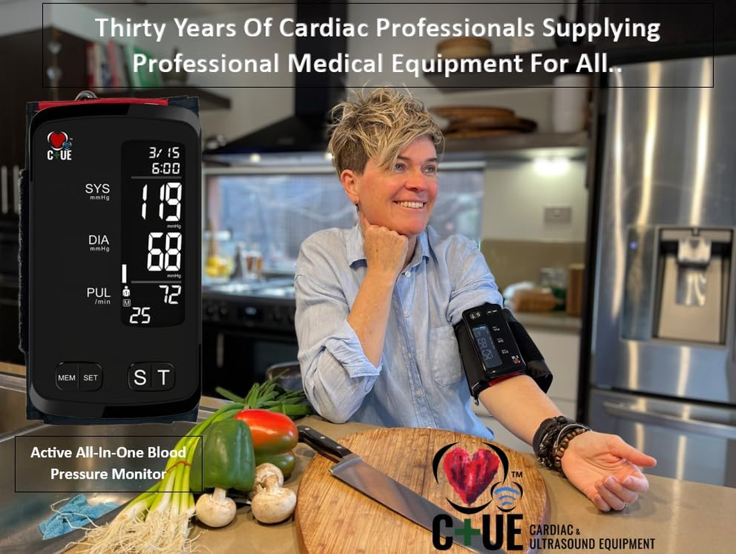 C+UE, Hospital Grade Blood Pressure Monitor, Active, All-In-One Arm Measured. image number 3