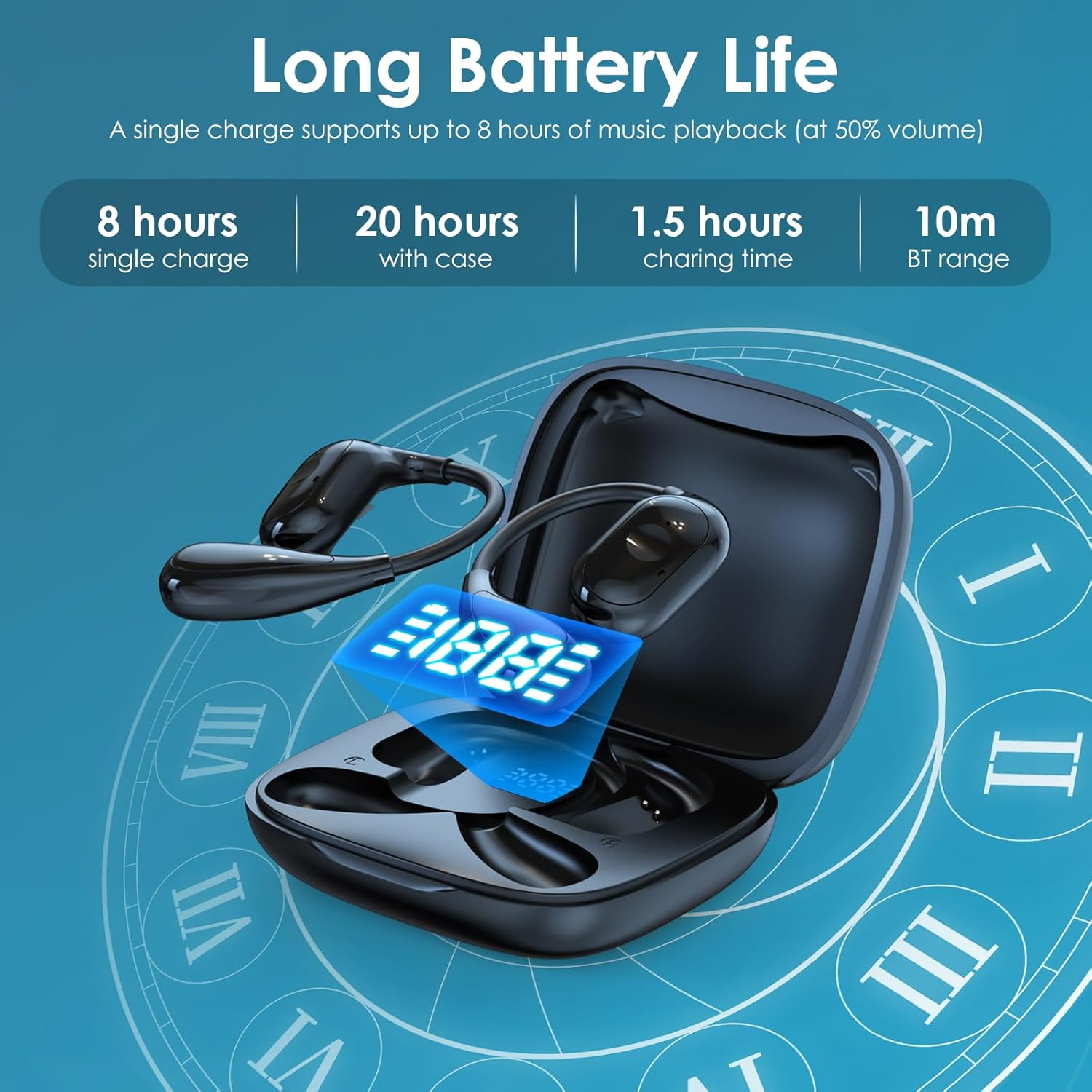 Translator Headphones Ninonly Bluetooth Voice Translator Earbuds for Real Time Translation for Travel, Business