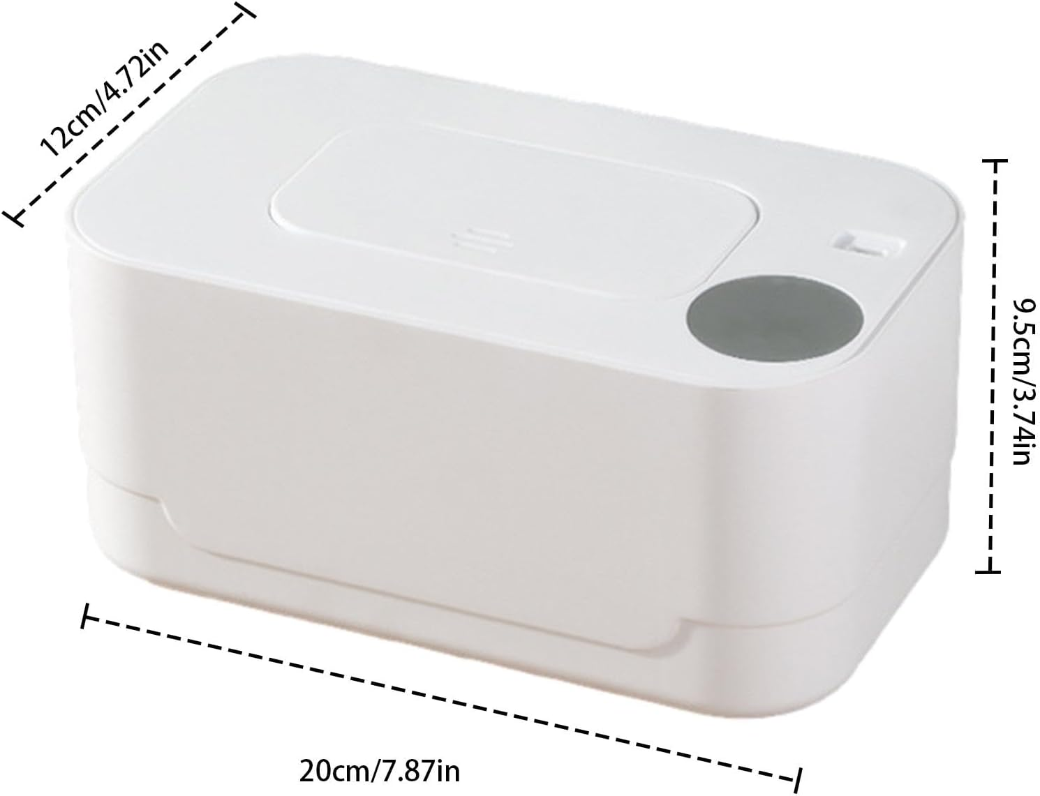 Wipes Holder - Portable Dispenser for Baby | Home Use Wet Wipes Warmer Dispenser | Wet Wipe Warmer | USB Portable Wipes Dispenser for Baby | Large Capacity Travel Tissue Dispensers - Pink image number 5