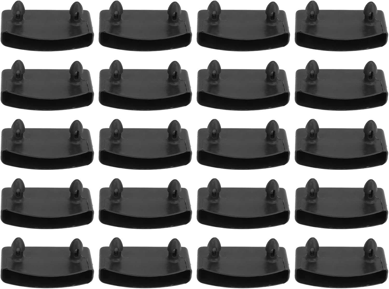 Replacement Bed Slat Holders Kits, 20PCS Plastic Bed Slat End Caps Holders Easy Installation Bed Slat Cover Replacement Holders Stable Furniture Accessory for Holding Bed Base image number 4