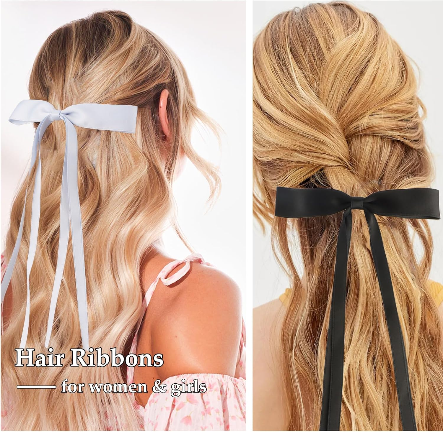 Canitor 12PCS Hair Bows for Girls Cute Hair Accessories for Women Hair Ribbons Bowknot Duckbill Clips Preppy Teen Girl Gifts Trendy Stuff Coquette Aesthetic Things image number 1