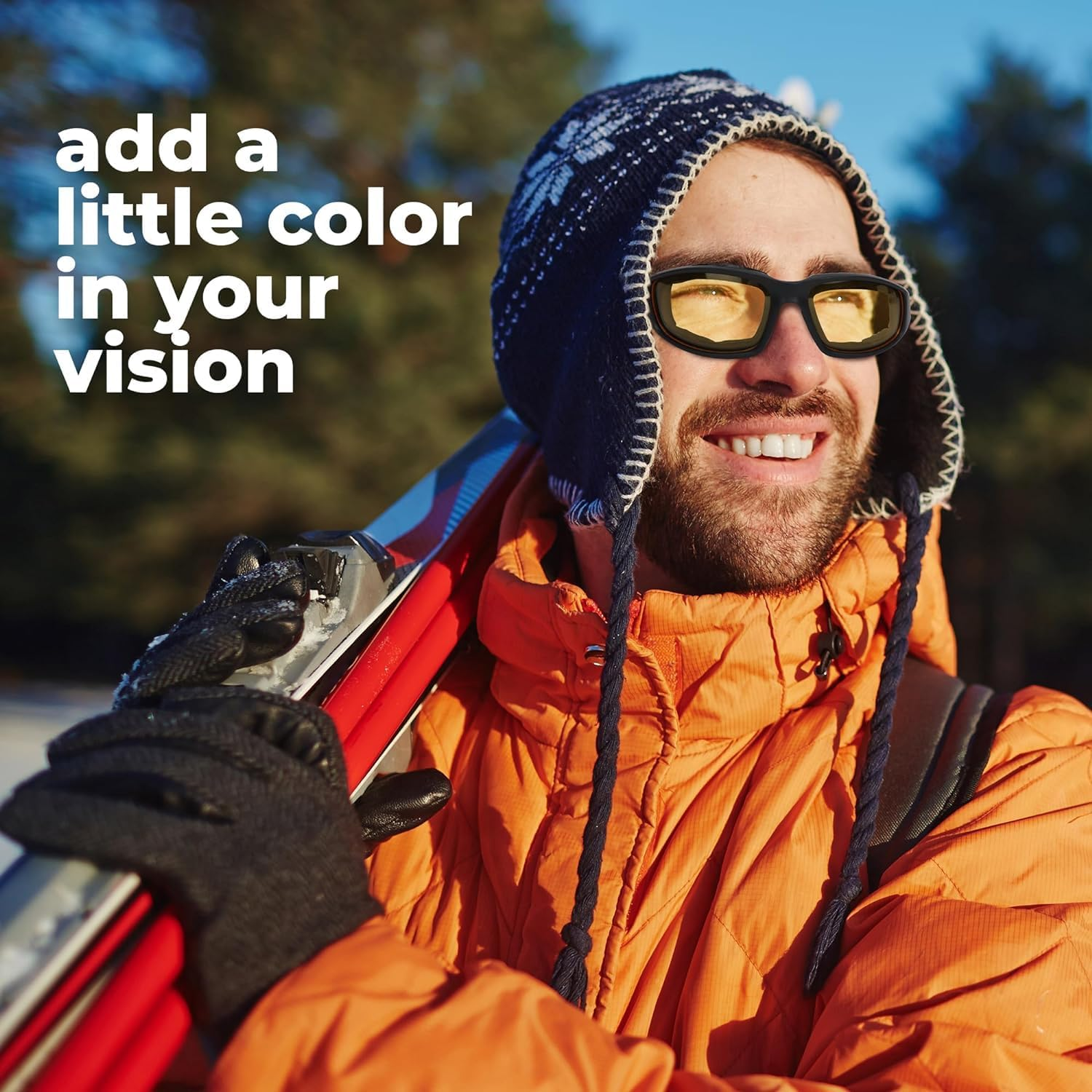 3-Pack Motorcycle Glasses &ndash; Foam Padding &ndash; Anti-Wind & Dust &ndash; Polycarbonate Lens image number 1