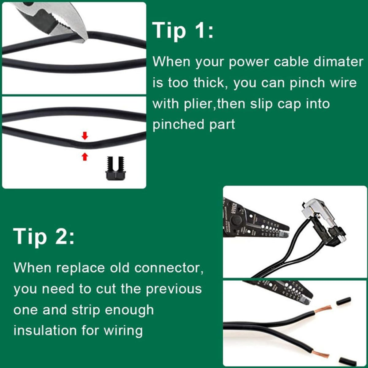 Didiseaon 4Pcs Low Voltage Wire Connectors Waterproof Electrical Connectors for Landscape Lighting with Twist Lock, Suitable for Garden Lights Wiring and Outdoor Use image number 1