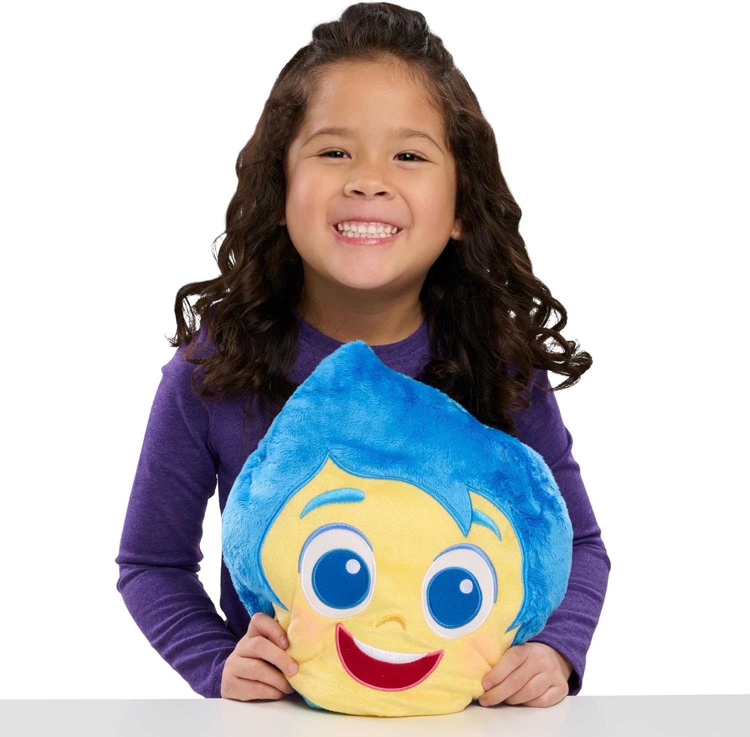 Inside Out 2 Flip-A-Mood Reversible Plush Joy/Sad, Kids Toys for Ages 3 up by Just Play image number 2