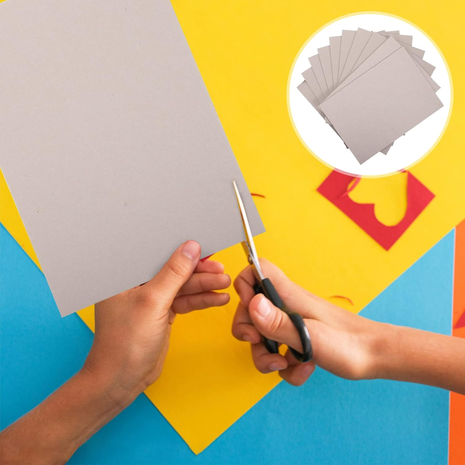 MAGICLULU Book Accessories 10 Pcs Chip Board, 11.6 X 8 Cardboard Sheets Book Board Binder Board for Book Binding Crafts Scrapbooking Picture Frame(Thick 2.5MM) Scrapbook Materials image number 5