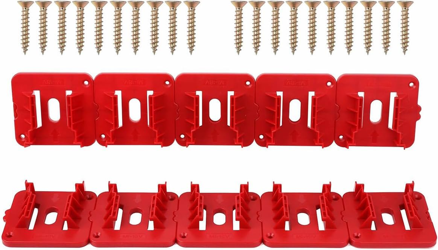 AIMALL 10PCS Milwaukee M1818V Battery Dock Seat - Compatible with M1848-11-1815 Battery Base for Pylon Dock image number 1