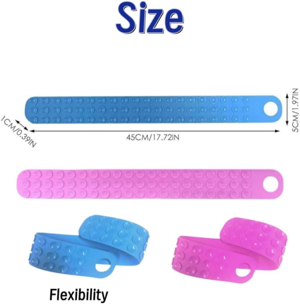 Silicone Thaw Belt for Meat Frozen Food Rapid Defrosting Tray with Suction Straps Claw Holder Blue Pink Kitchen Tool Thaws in Minutes Sink Mat Thawer Plate Faster Defroster Gadgets for Steaks Chicken image number 3