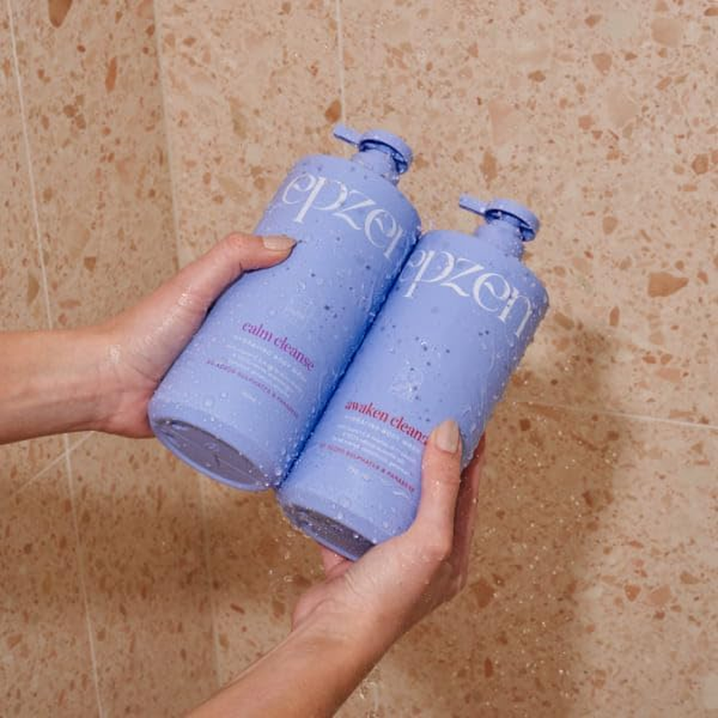 Epzen Calm Cleanse Hydrating Body Wash Shower Gel - Organic Body Wash with Rosehip Oil & Vitamin E, Moisturising Daily Cleanser for Excess Oil & Grime Removal - 750Ml image number 1