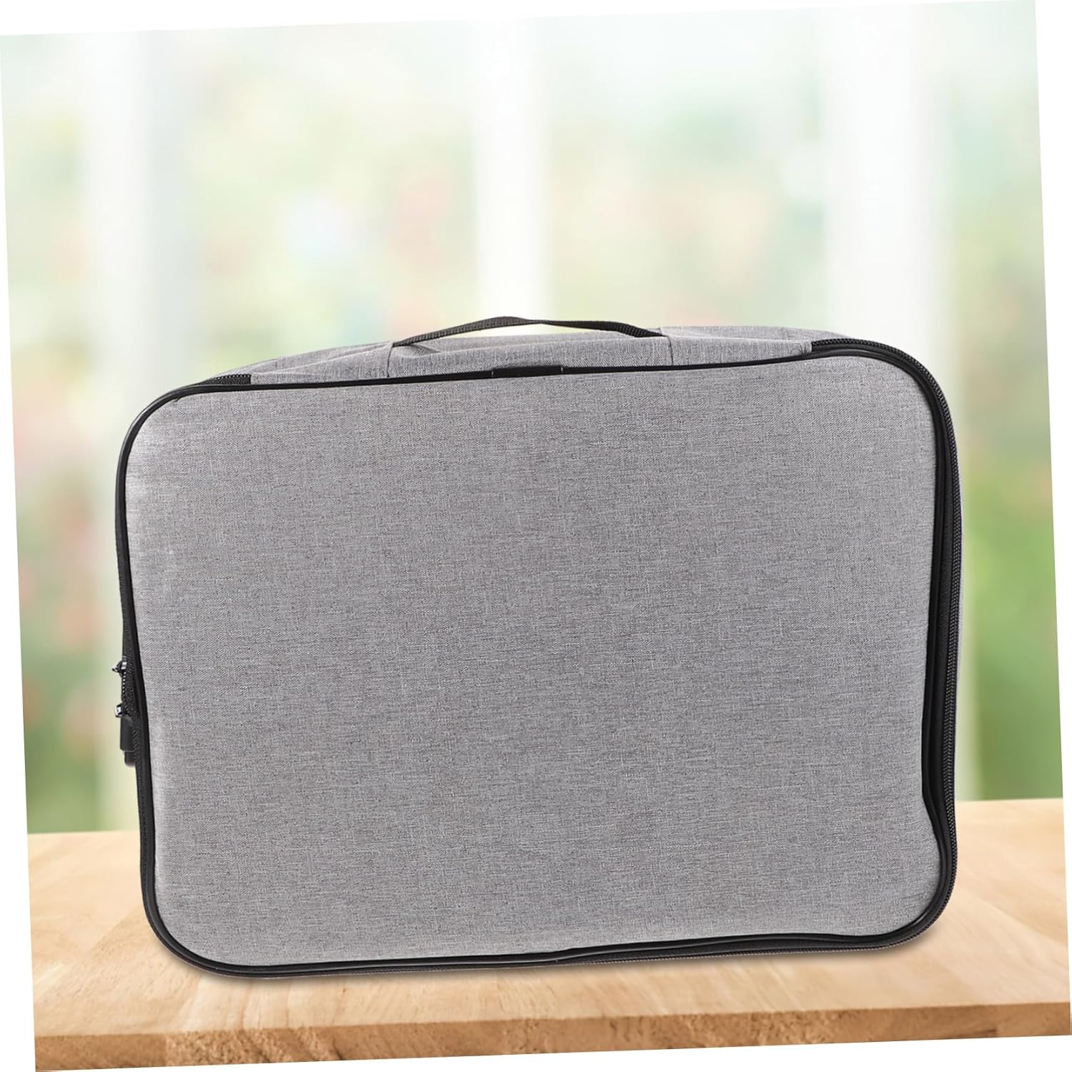 LIFKOME Id Storage Bag Multifunction File Storage Compact Certificates Organizer Lock image number 2