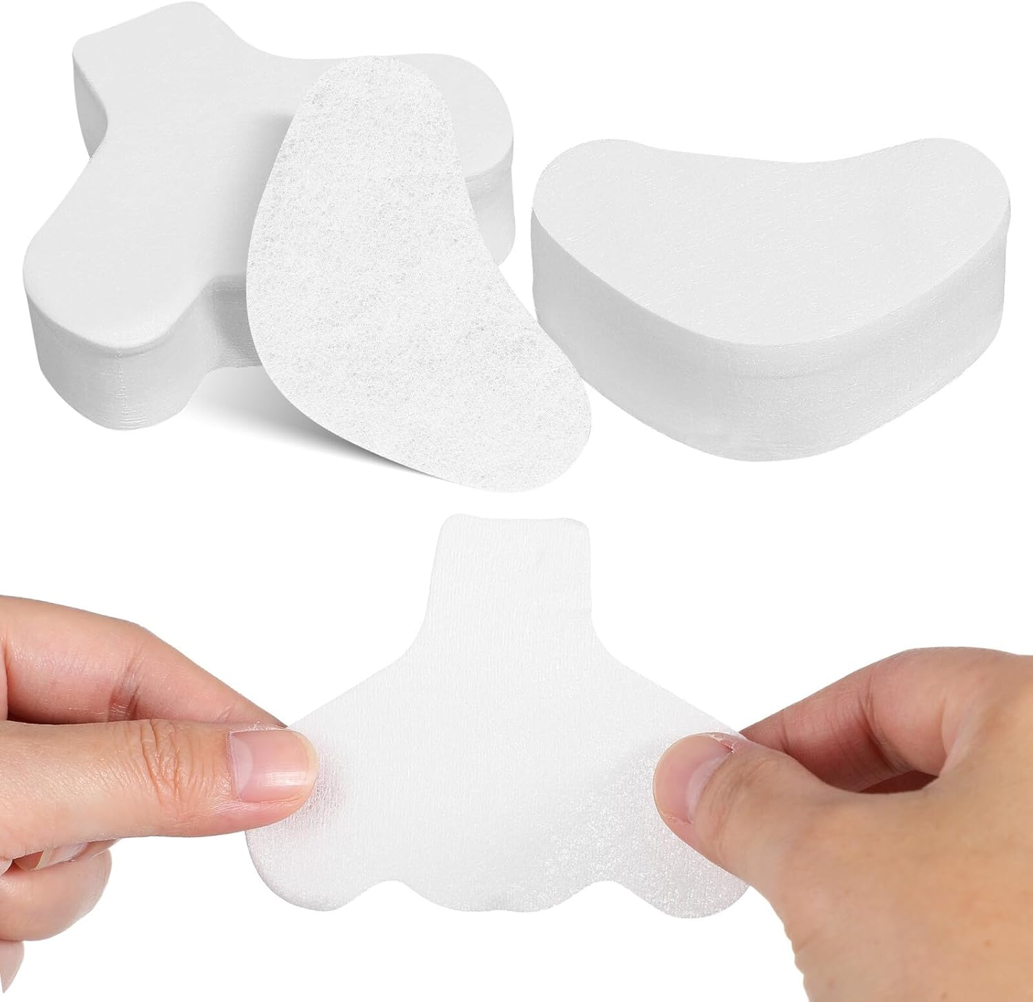 T-Zone Nose Patches and Chin Cotton Pads 200Pcs Deep Pore Cleansing Strips Face Pads for Skincare Spa and Salon Use image number 2