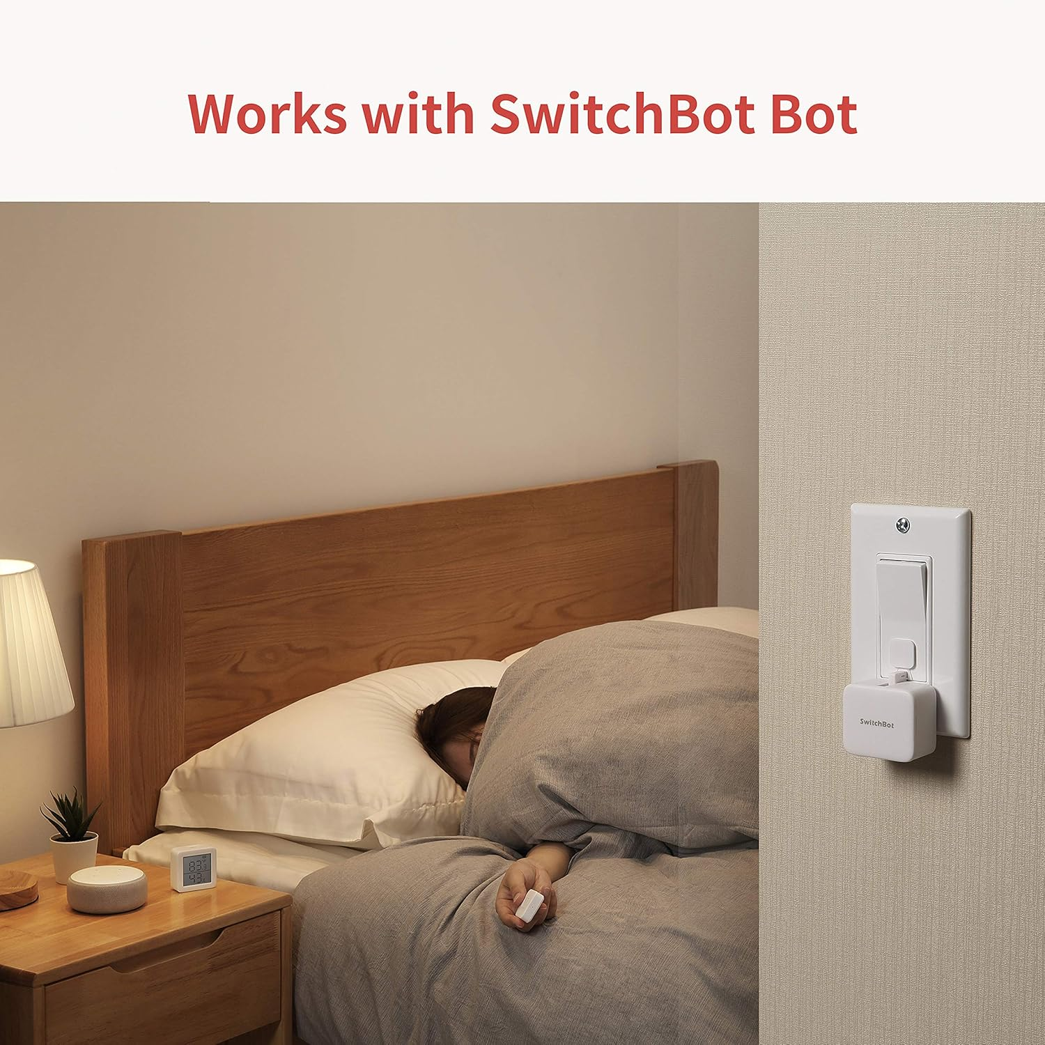 Switchbot Remote One Touch Button - Compatible with Switchbot Bot, Curtain Robot, Color Bulb, Plug Mini, LED Strip Light and Blind Tilt, Smart Home Easy to Control, Bluetooth Long Range 5.0 image number 1