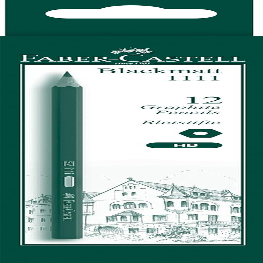 Faber-Castell Graphite Pencil 1111 HB, Pack of 12, (12-111100) image number 5