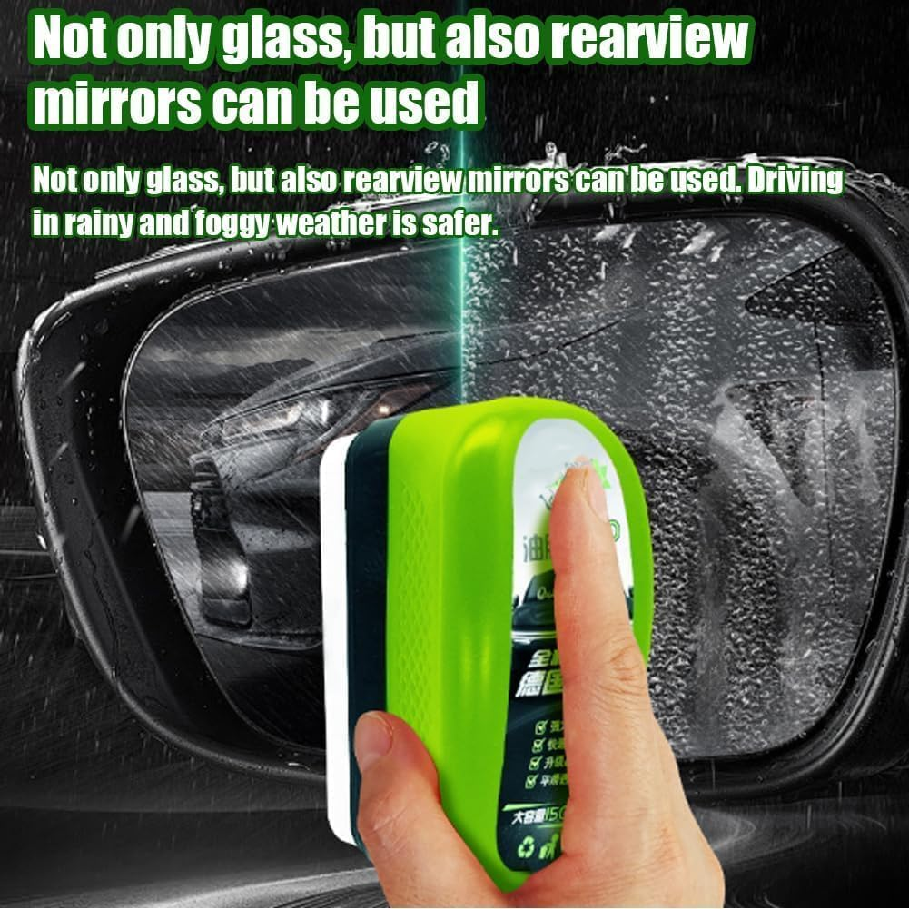 Oil Film Brush Clear Vision Glass Cleaner, Clearview Shield Clear Vision Windshield Cleaner, Oil Film Cleaning Brush for Car Windows (2PCS) image number 5