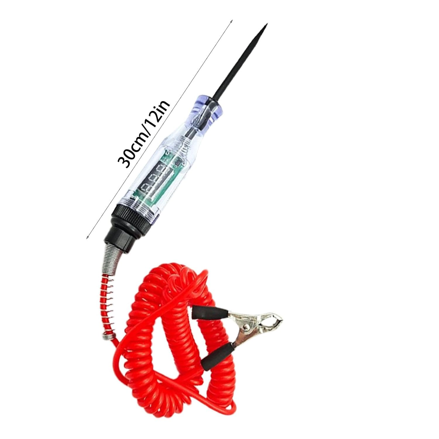 Automotive Test Light - Auto Electric Tester Light Tool,Steel Probe and Alligator Clip, Car Voltage Circuit Tester for Car, Trailer, Ship, Motorcycle image number 1