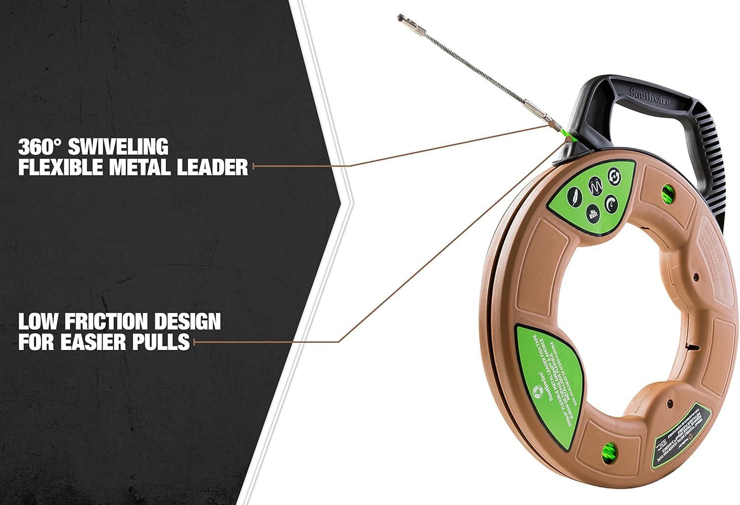 Southwire FISH TAPE; 4.5MM; FTSP45-75FML; 75' TRI